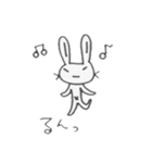 つり目うさぎのしろたさん2（個別スタンプ：10）