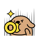 可愛い犬と出会った！おしゃぶりドドちゃん（個別スタンプ：3）