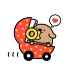 可愛い犬と出会った！おしゃぶりドドちゃん（個別スタンプ：7）