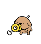 可愛い犬と出会った！おしゃぶりドドちゃん（個別スタンプ：12）