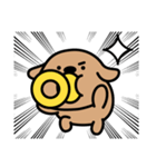 可愛い犬と出会った！おしゃぶりドドちゃん（個別スタンプ：19）