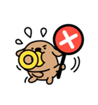 可愛い犬と出会った！おしゃぶりドドちゃん（個別スタンプ：22）