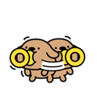 可愛い犬と出会った！おしゃぶりドドちゃん（個別スタンプ：32）