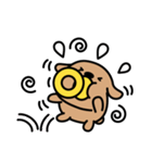 可愛い犬と出会った！おしゃぶりドドちゃん（個別スタンプ：35）