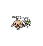 たれ耳うさぎのぷーちゃん（個別スタンプ：30）
