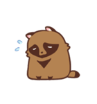 ふわふわたぬき（個別スタンプ：3）