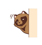 ふわふわたぬき（個別スタンプ：5）