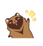 ふわふわたぬき（個別スタンプ：6）