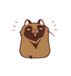 ふわふわたぬき（個別スタンプ：7）