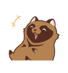 ふわふわたぬき（個別スタンプ：11）