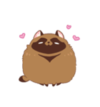 ふわふわたぬき（個別スタンプ：13）
