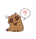 ふわふわたぬき（個別スタンプ：18）
