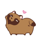 ふわふわたぬき（個別スタンプ：25）