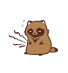 ふわふわたぬき（個別スタンプ：34）