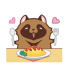 ふわふわたぬき（個別スタンプ：35）
