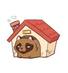 ふわふわたぬき（個別スタンプ：37）