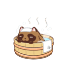 ふわふわたぬき（個別スタンプ：38）