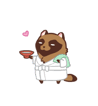 ふわふわたぬき（個別スタンプ：39）