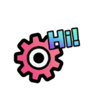 Funny neon gear（個別スタンプ：3）
