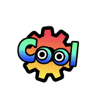 Funny neon gear（個別スタンプ：4）