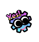 Funny neon gear（個別スタンプ：10）