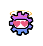 Funny neon gear（個別スタンプ：12）