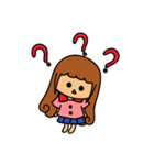 Curly girl's daily life（個別スタンプ：5）