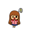 Curly girl's daily life（個別スタンプ：10）