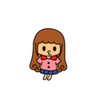 Curly girl's daily life（個別スタンプ：15）