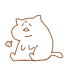でぶいねこ（個別スタンプ：16）