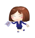 Pretty Office worker（個別スタンプ：2）