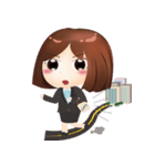 Pretty Office worker（個別スタンプ：14）