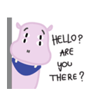 Mr.Hippo (Eng version)（個別スタンプ：4）