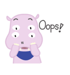 Mr.Hippo (Eng version)（個別スタンプ：18）