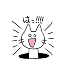 マンホールの猫（個別スタンプ：16）
