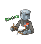 Full-helm Bravo: Castle Age（個別スタンプ：5）