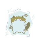 ふわふわのかわいい猫と友達スタンプ2（個別スタンプ：32）