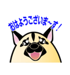 卵犬（ぷりん姐さん）（個別スタンプ：8）