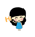 Blue Little Girl（個別スタンプ：1）