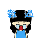 Blue Little Girl（個別スタンプ：5）