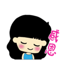 Blue Little Girl（個別スタンプ：7）