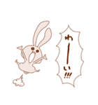 うさぎがうるさいスタンプ（個別スタンプ：9）