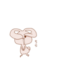 うさぎがうるさいスタンプ（個別スタンプ：24）