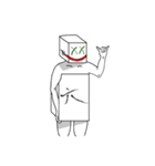 funny box man（個別スタンプ：21）