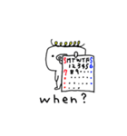 English question（個別スタンプ：5）
