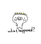 English question（個別スタンプ：21）