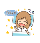 Cute girl in one (fine) day（個別スタンプ：23）