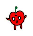 Apo-chan of Apple country（個別スタンプ：1）