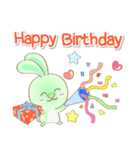 Rabbito (ta) : Happy Birthday 2024（個別スタンプ：4）