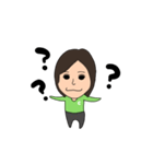 前髪わけ子さん（個別スタンプ：11）